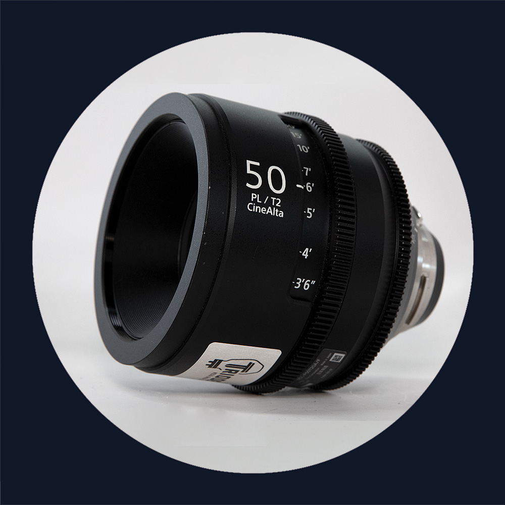 50mm Sony CineAlta Cinema Prime lens