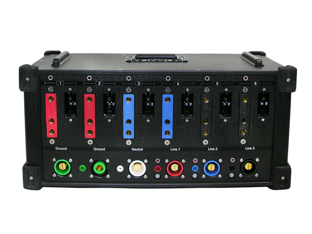 1200 Amp Camlock Flow-Thru to 100amp 120v & 240v Stage Pin Distro