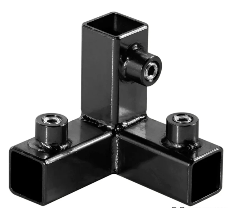 3 Way  Pass Through Corner for 3/4 Square Stock