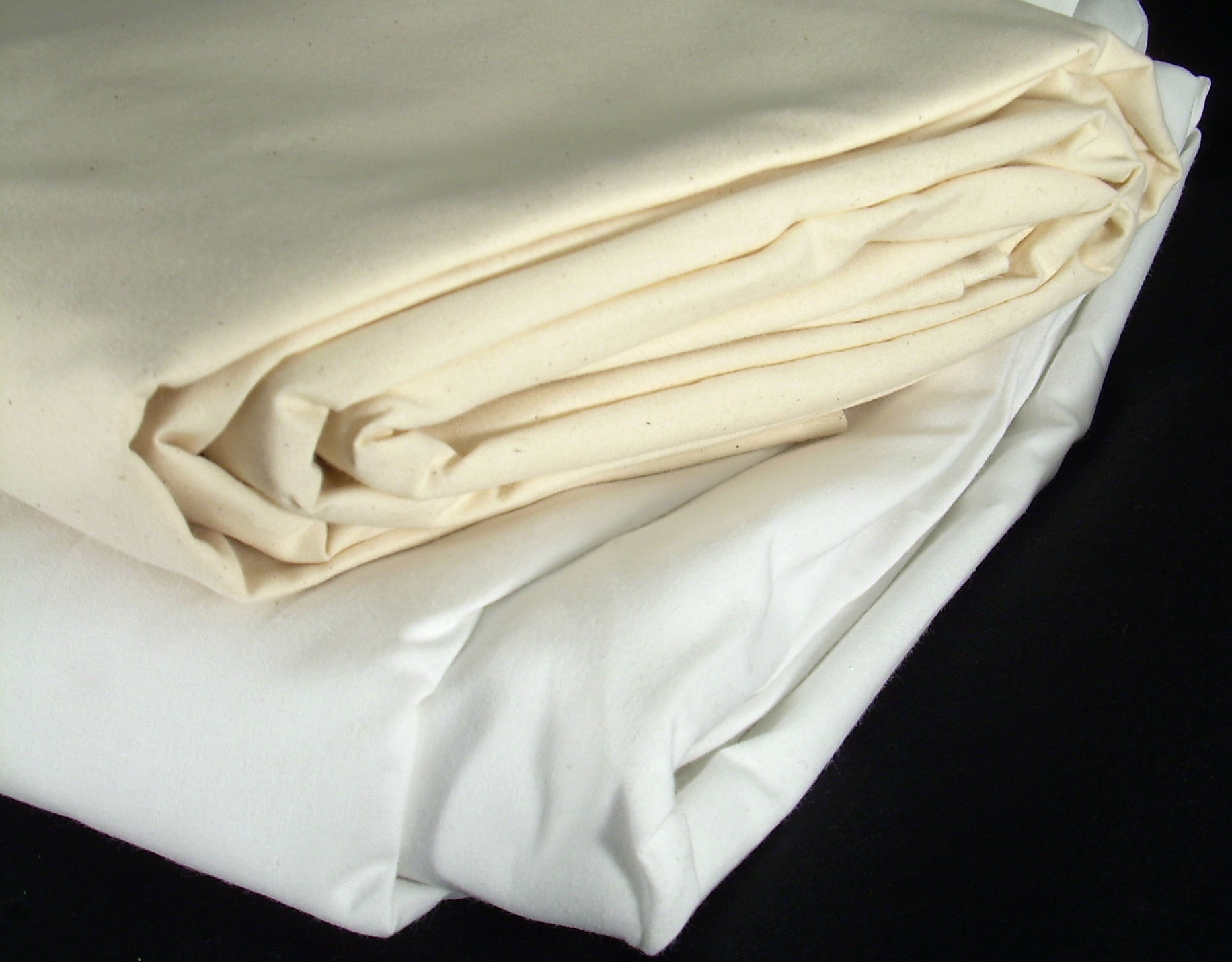 Bleached Muslin (White) by the Yard