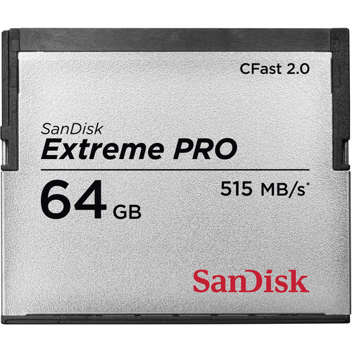 CFast 2.0 Card | 64GB Sandisk Extreme PRO
