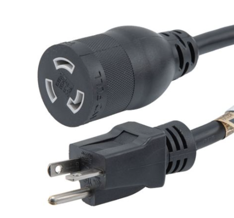 Camlock  Male to 20A 220V (3) Blade Female Twist Lock