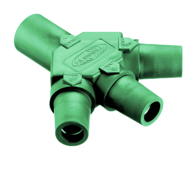Camlock Tri-Tap | Single Male to Triple Female MFFF (Green)