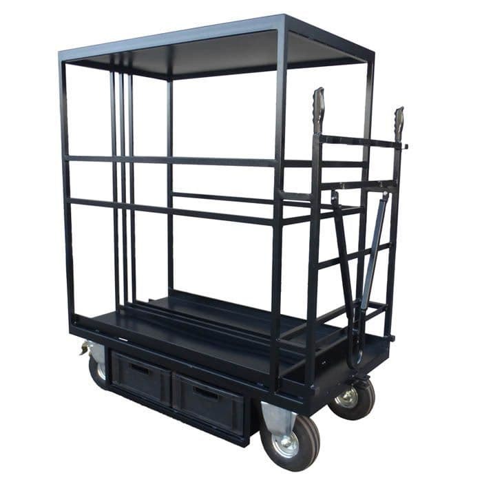 STUDIO CARTS 4x4 Flag Cart (Black)