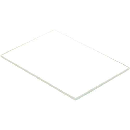 Tiffen 4 x 5.65” Clear Uncoated Water White Glass Filter