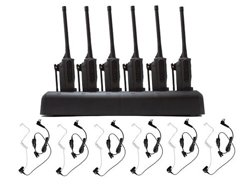 Walkie Package - Motorola CP200d Set of 6