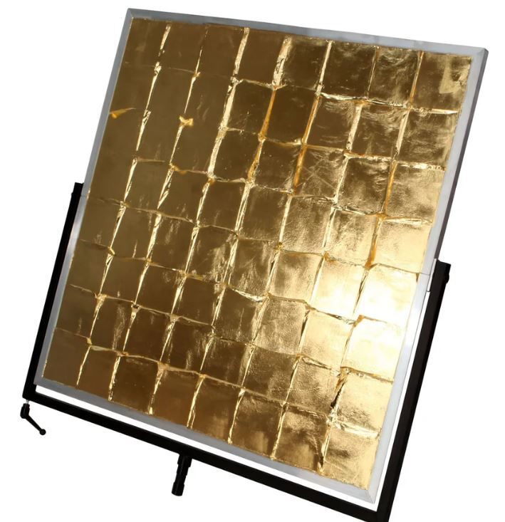 42x42in Square Reflector w/ Yoke Brake (Gold)